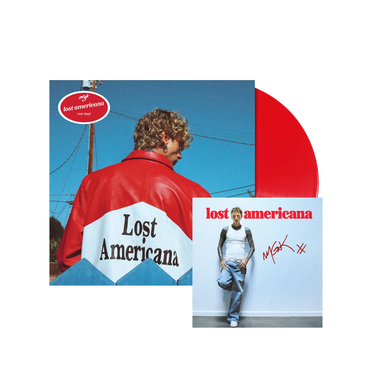 Lost Americana - Opaque Brick Red Vinyl + Signed Art Card