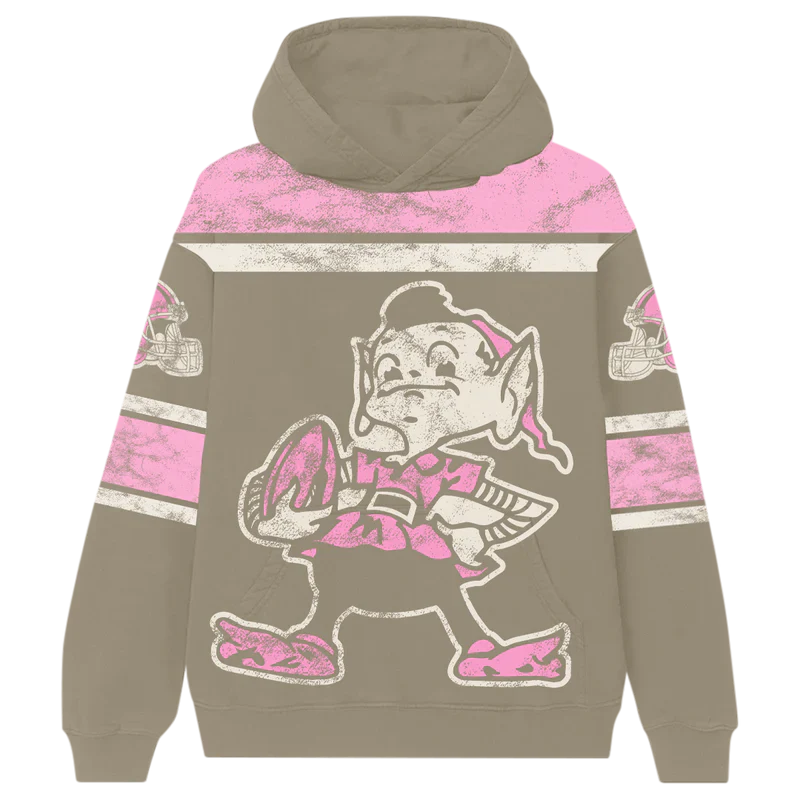 mgk x Cleveland Browns Tan Hoodie - Image 3